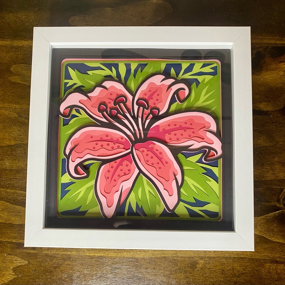 3D Lily Shadowbox - Picture 6 of 8